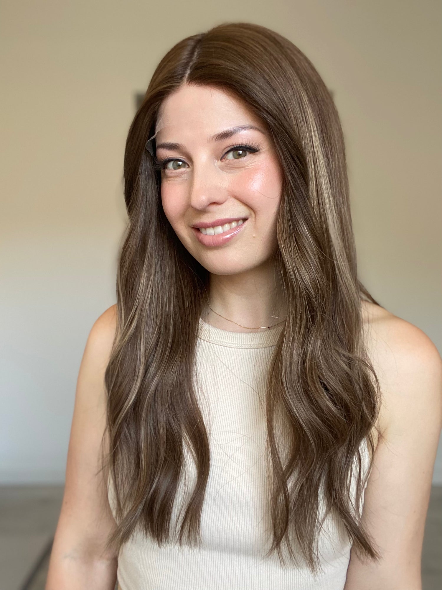 Light Brunette Balayage // Game Changer Wig // 24 Inches // M Cap