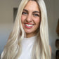 Bright Ashy Blonde 8x8 24 Inches Topper
