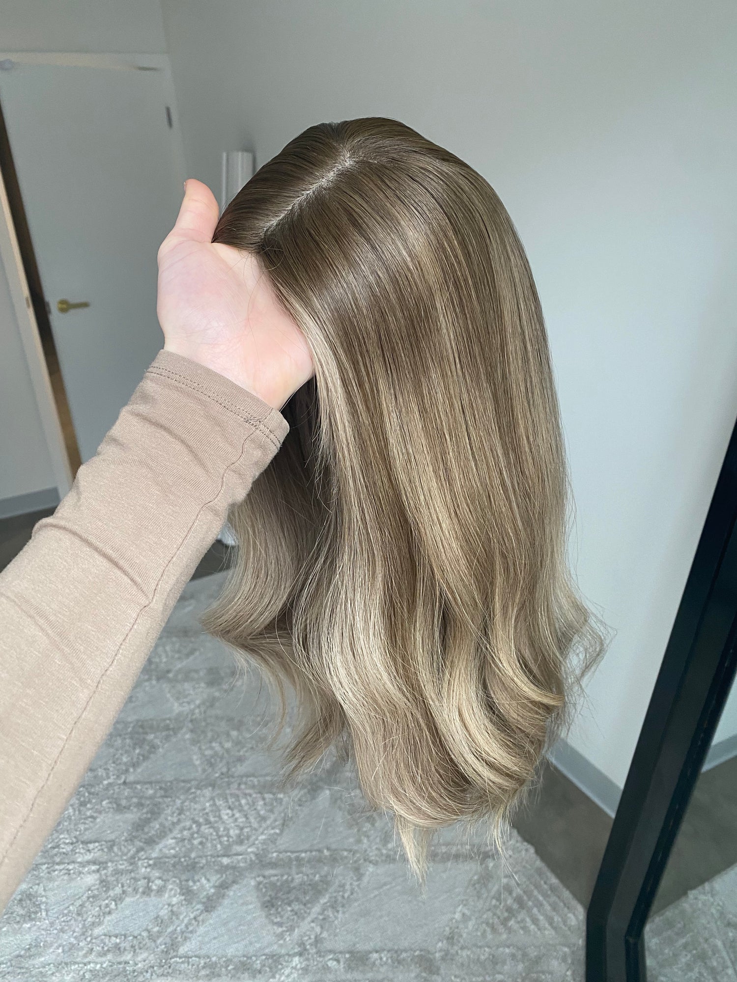 Soft Blonde Balayage 9x9 18 Inches Topper