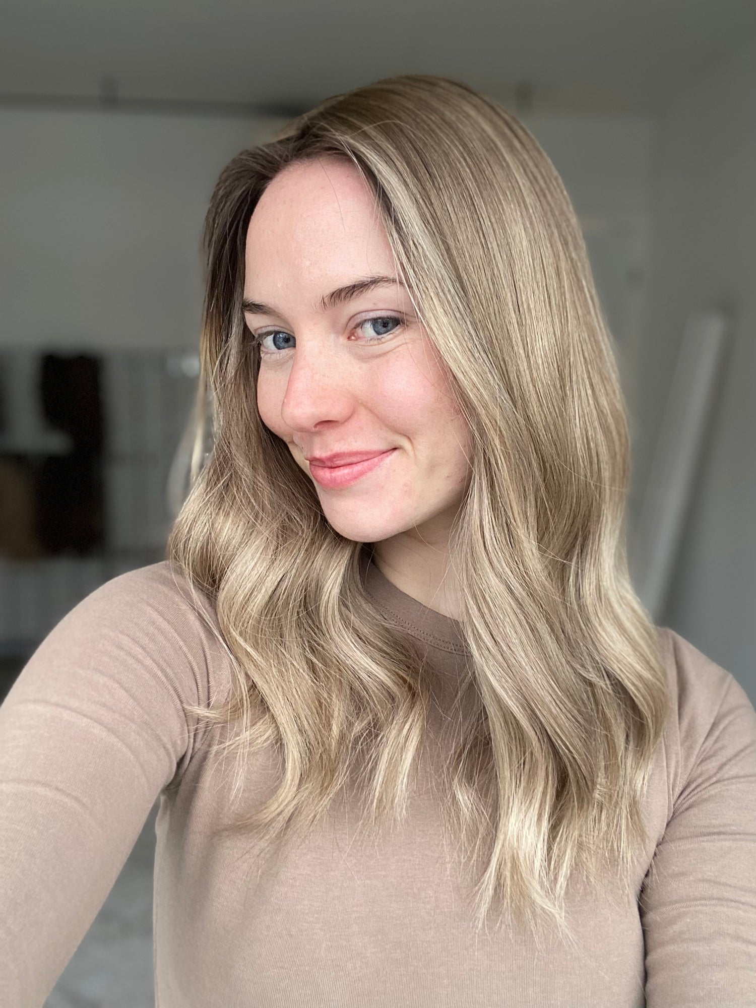 Soft Blonde Balayage 9x9 18 Inches Topper