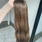 Light Highlighted Brunette 22 Inches Topper