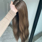 Light Highlighted Brunette 22 Inches Topper