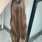 Light Highlighted Brunette 22 Inches Topper