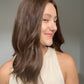 KIM'S CLOSET // Medium Neutral Brunette Topper // 20 Inches // 9x9 cap