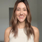 Dark Rooted Brunette Balayage 7x7 18 Inches Topper