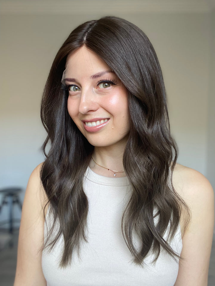 Ashy Brunette Balayage // Game Changer Wig // 20 Inches // M Cap