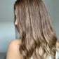 Ashy Brunette Balayage 8x8 20 Inches Topper