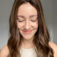 Medium Dimensional Brunette 8x8 22 Inches Topper