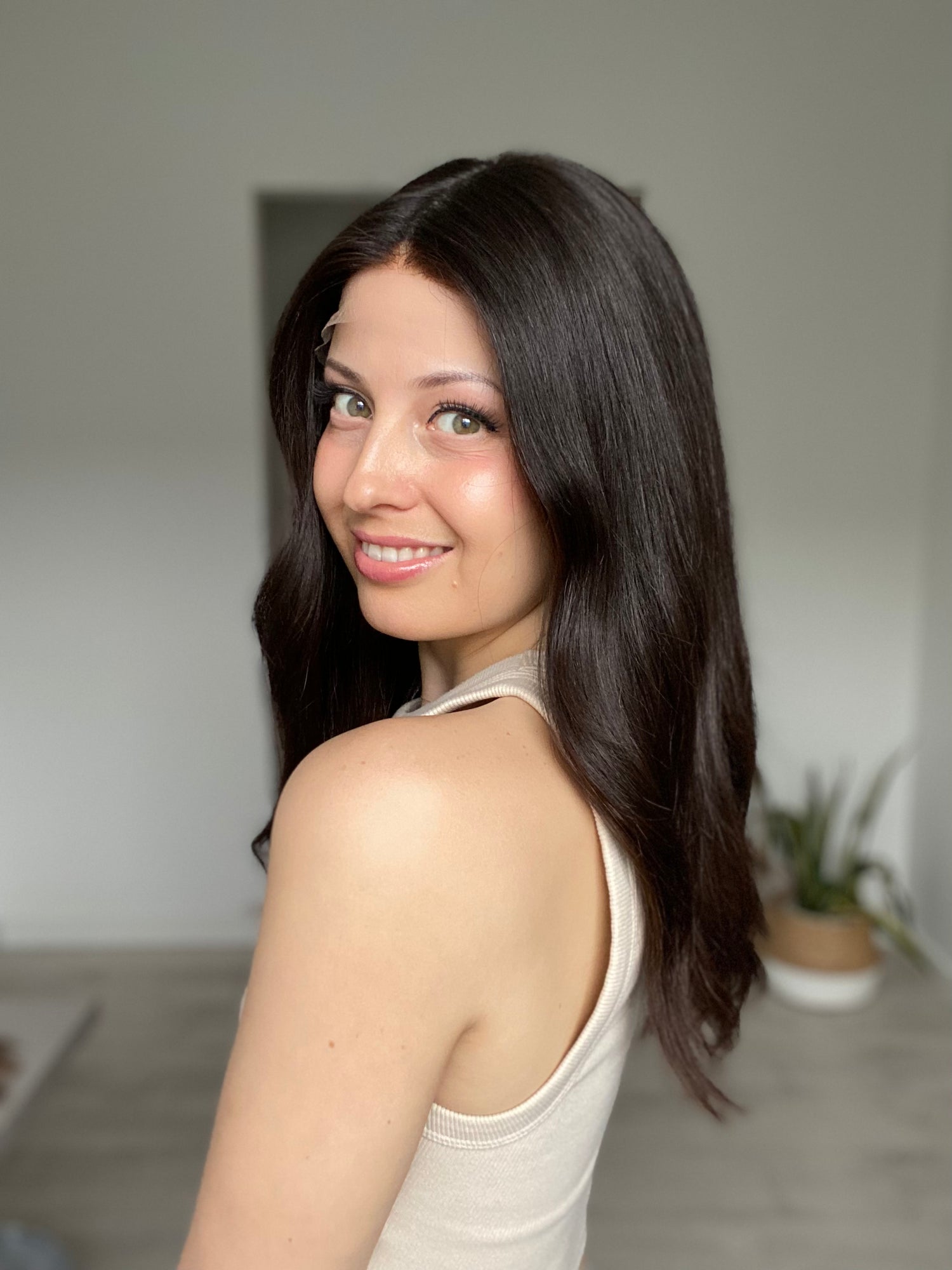 Natural Darkest Brunette // Game Changer Wig // 20 Inches // M Cap