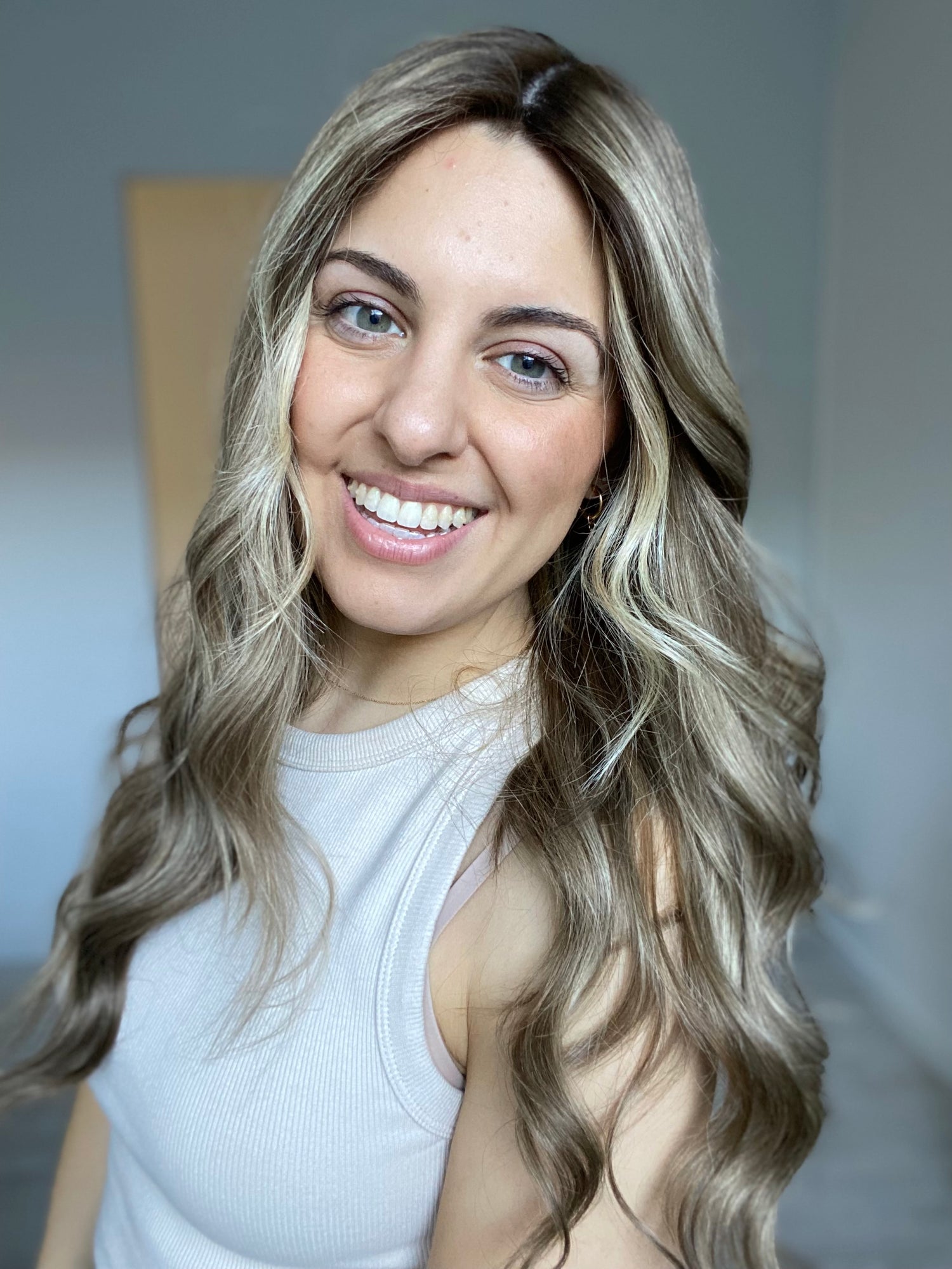 Light Brunette With Babylights // Essentials Wig // 24 Inches // M Cap