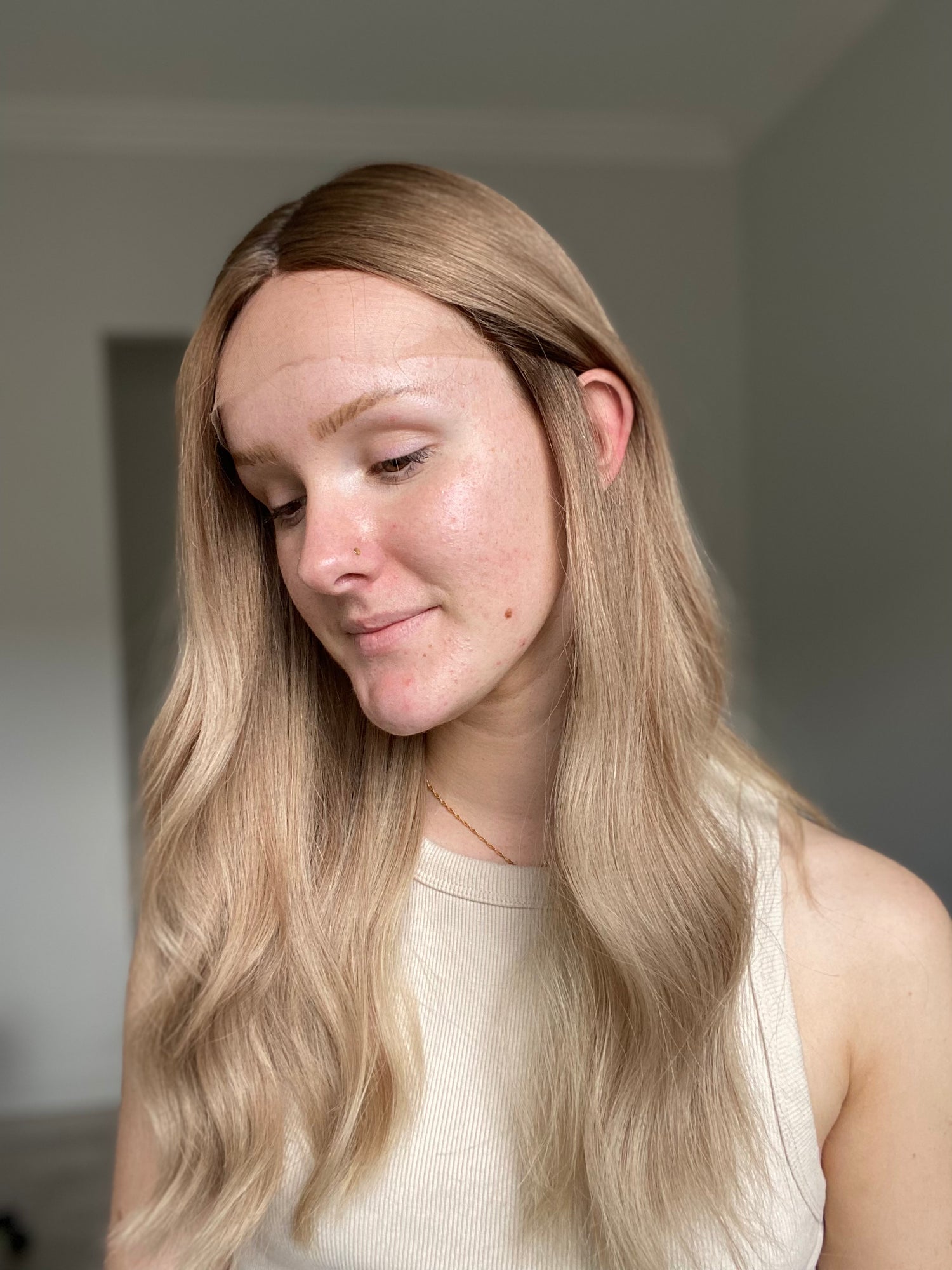 Soft Rooted Blonde // Lace-Front Essentials Wig // 24 Inches // L Cap