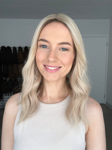 Light Creamy Blonde 16 Inches Topper