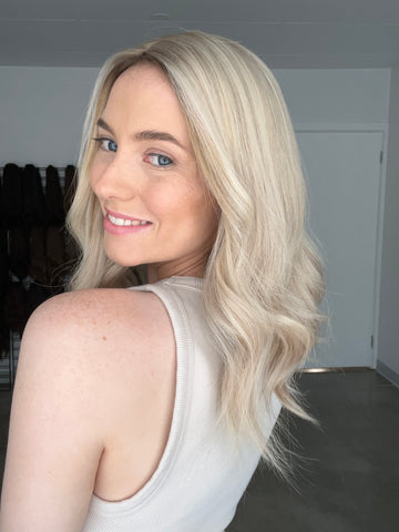 Light Creamy Blonde 16 Inches Topper