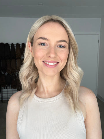 Light Creamy Blonde 16 Inches Topper