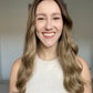 Dark Balayage Blonde 8x8 24 Inches Topper