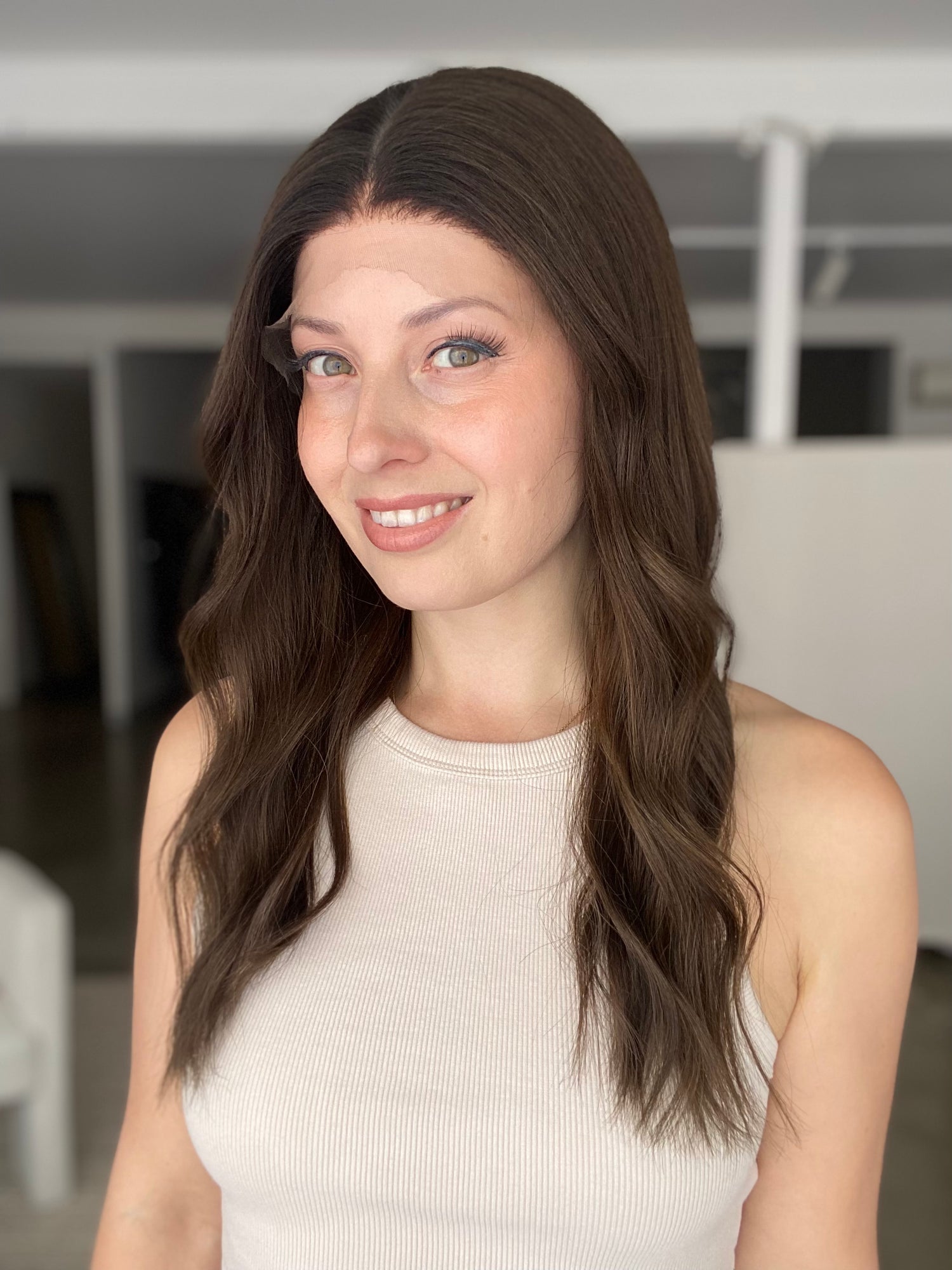 Subtle Dimensional Brunette // Luxe Wig // 20 Inches // M Cap