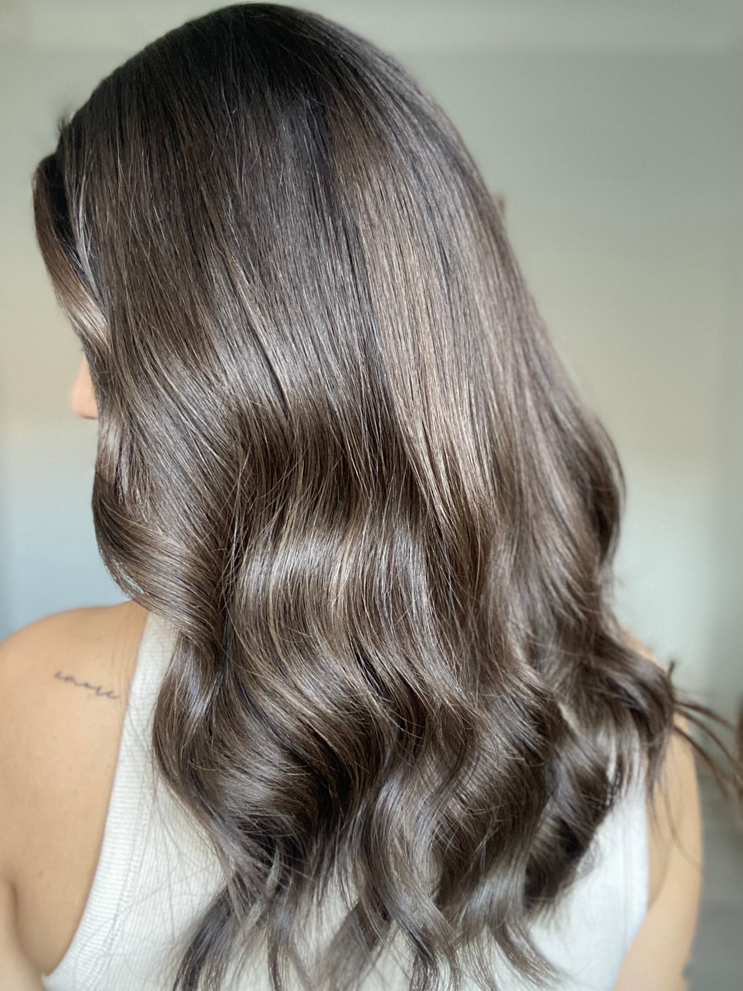 Dark Ashy Brunette // Essentials Wig // 20 Inches // S Cap