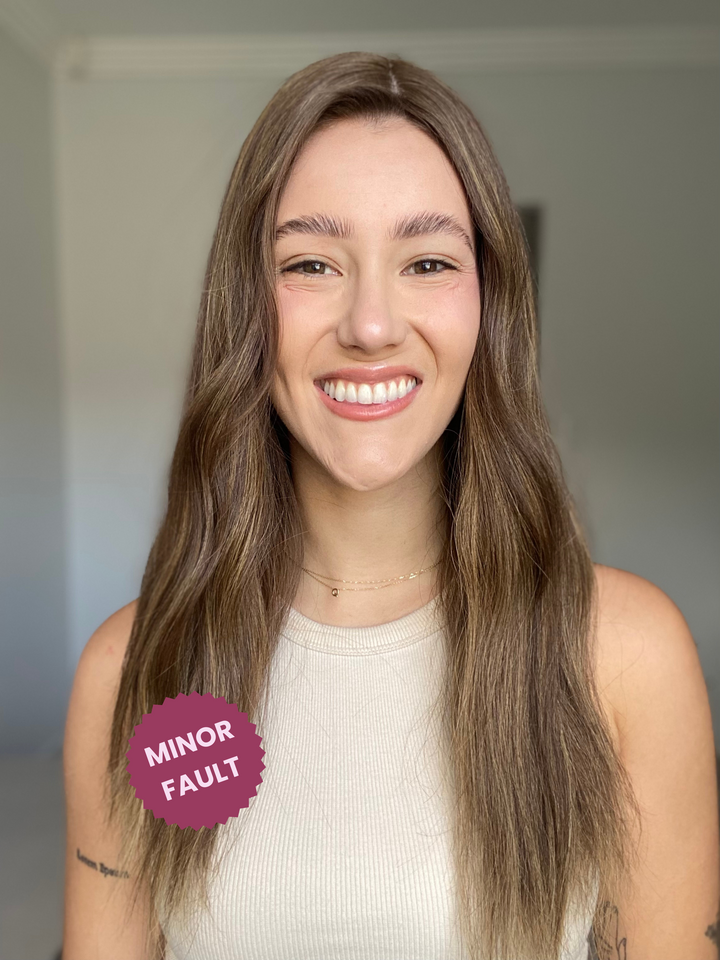 KIM'S CLOSET // Light Dimensional Brunette Topper // 22 Inches // 8x8 cap