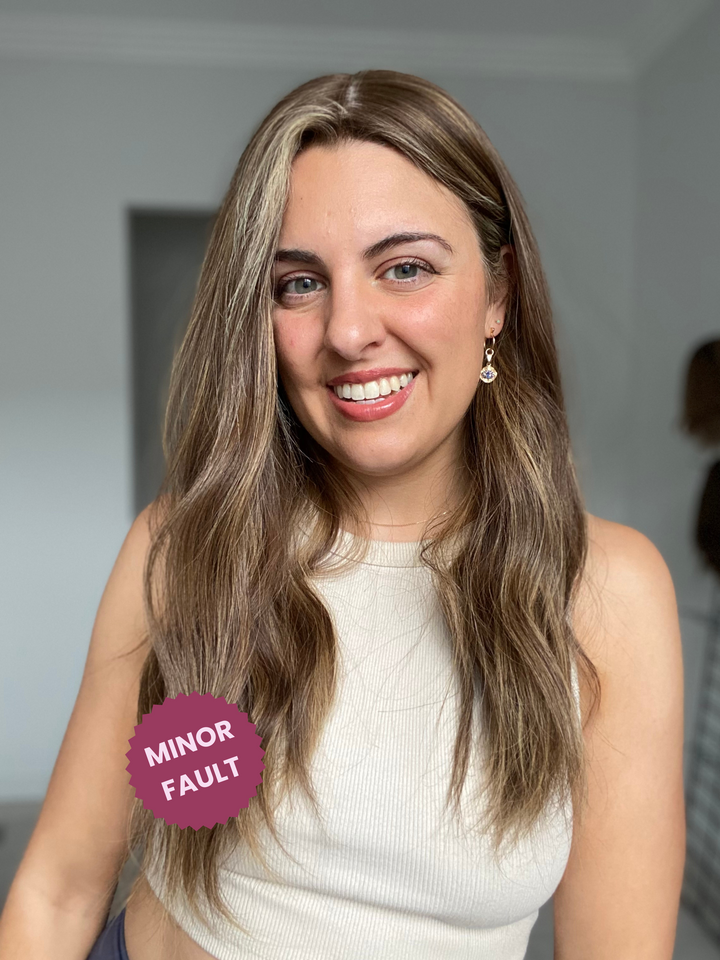 KIM'S CLOSET // Light Dimensional Brunette Topper // 22 Inches // 8x8 cap
