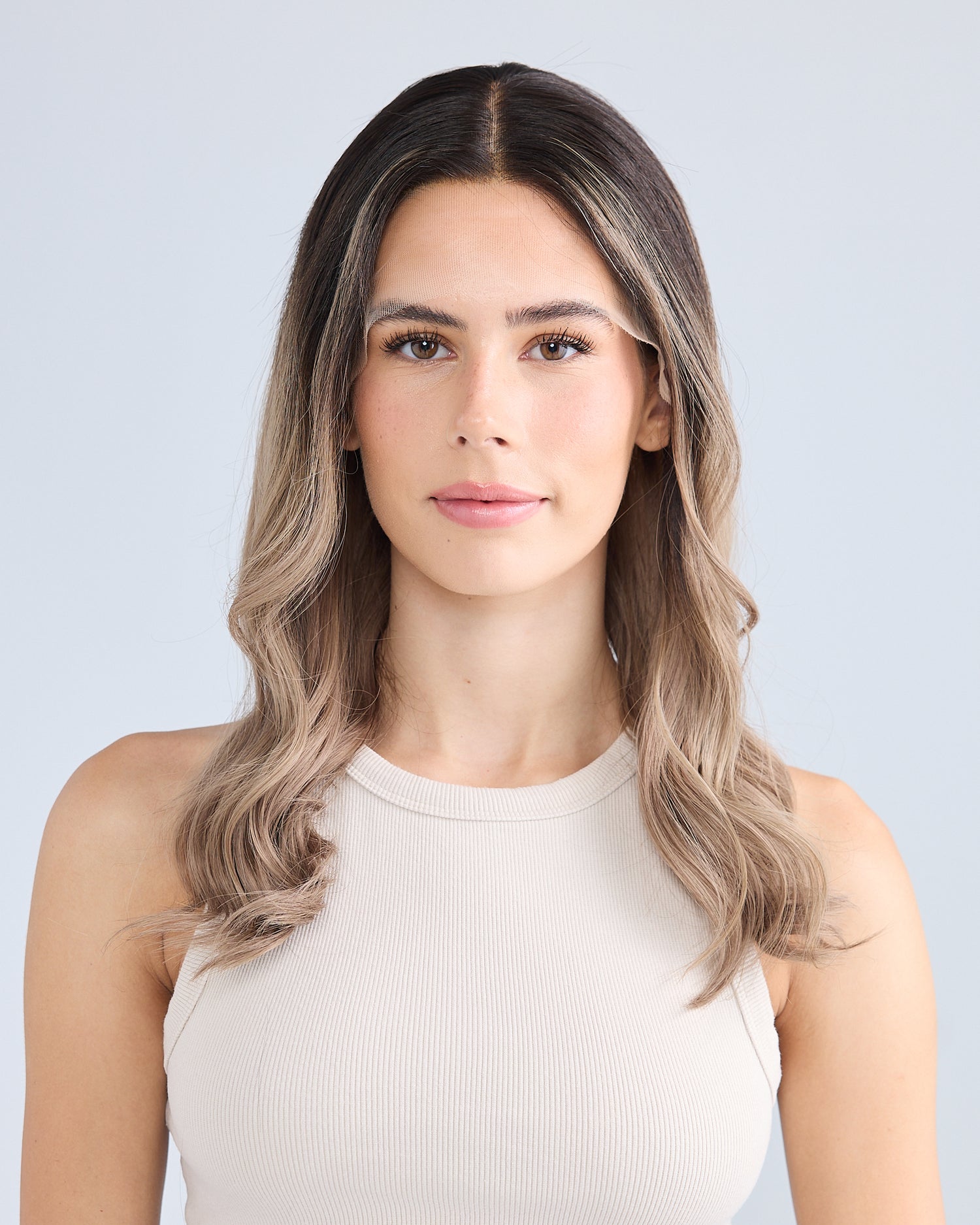 Second Chance // Dark Ash Balayage // M Cap // Luxe Wig // 20 Inches