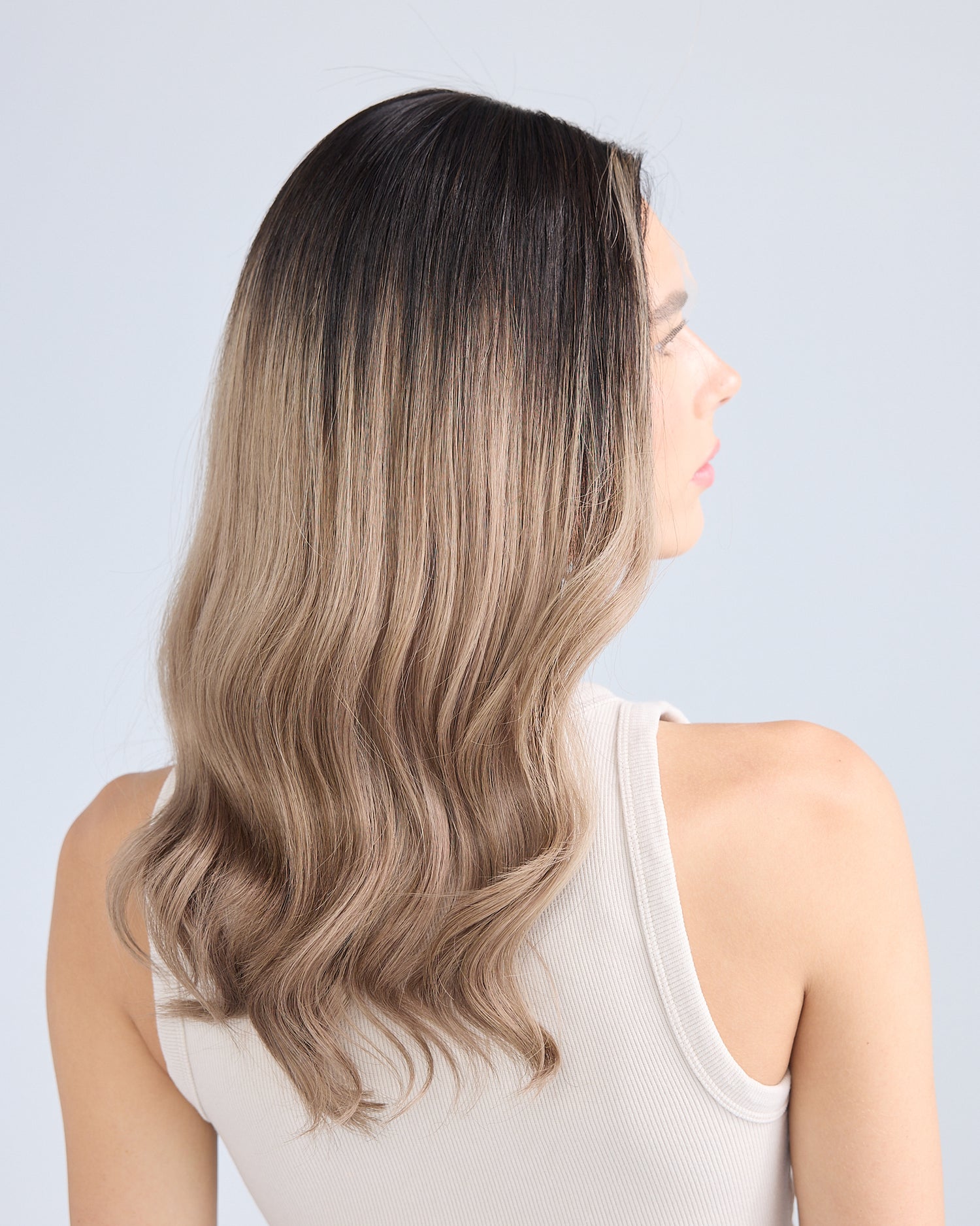 Second Chance // Dark Ash Balayage // M Cap // Luxe Wig // 20 Inches