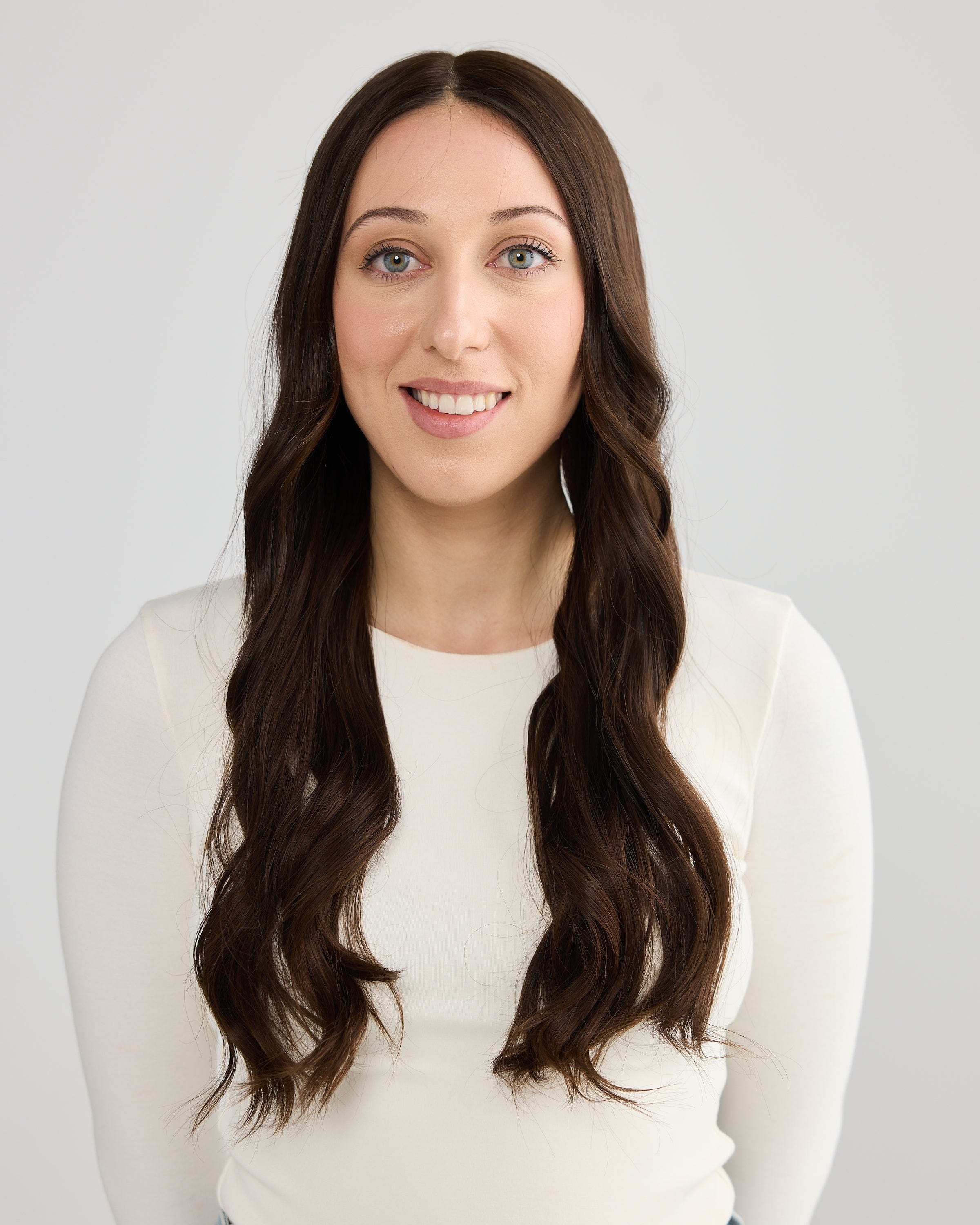 NATURAL DEEP BRUNETTE // LACE TOPPER // 24 INCHES // 8x8 CAP