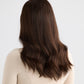 NATURAL DEEP BRUNETTE // LACE TOPPER // 18 INCHES // 8x8 CAP