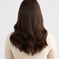 NATURAL DEEP BRUNETTE // LACE TOPPER // 18 INCHES // 8x8 CAP