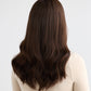 NATURAL DEEP BRUNETTE // LACE TOPPER // 18 INCHES // 8x8 CAP