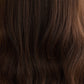 NATURAL DEEP BRUNETTE // LACE TOPPER // 18 INCHES // 8x8 CAP