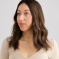 BRUNETTE GLOW // LACE TOPPER // 16 INCHES // 7x7 CAP