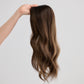 BRUNETTE GLOW // LACE TOPPER // 16 INCHES // 7x7 CAP