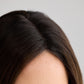 DARK COCOA BLEND // LACE TOPPER // 16 INCHES // 8x8 CAP