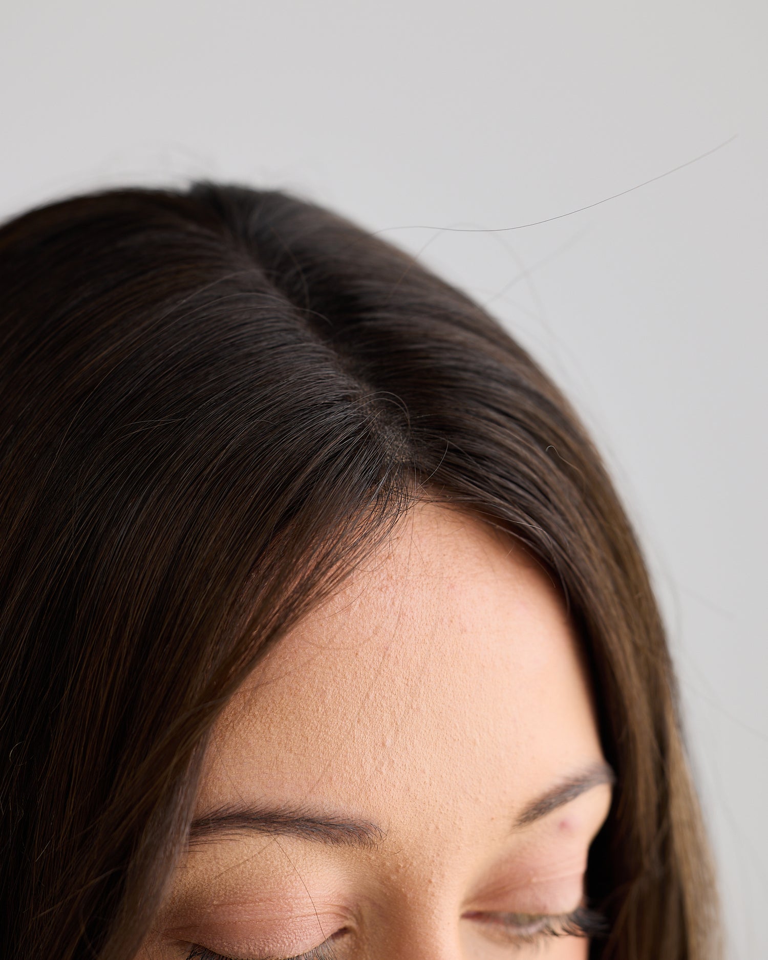 BRUNETTE GLOW // LACE TOPPER // 16 INCHES // 8x8 CAP