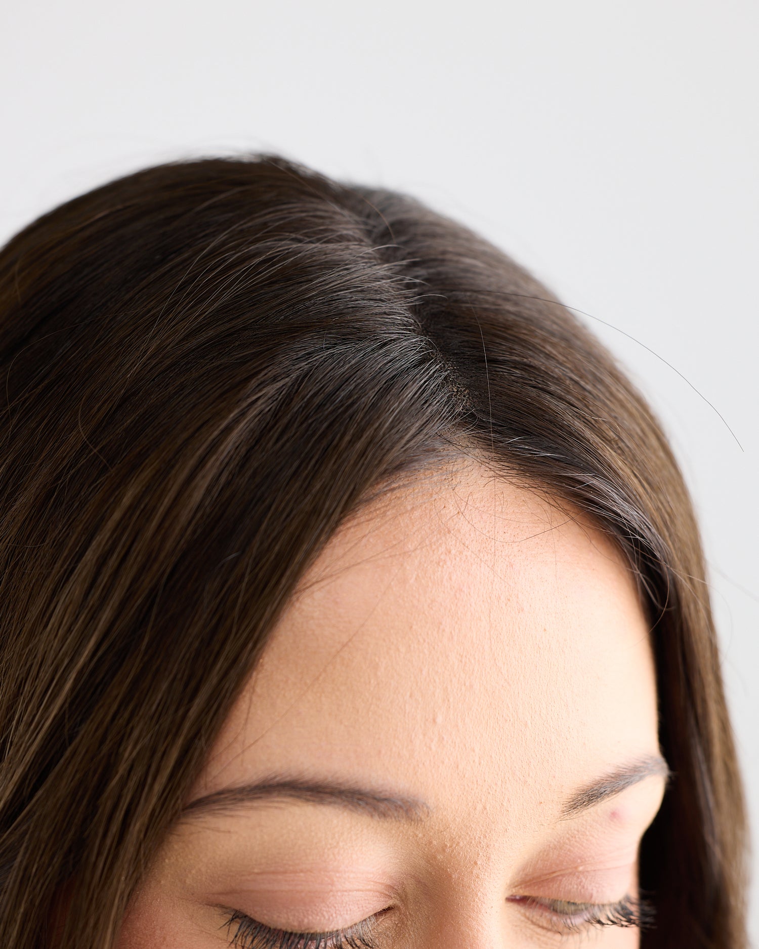 BRUNETTE GLOW // LACE TOPPER // 20 INCHES // 8x8 CAP