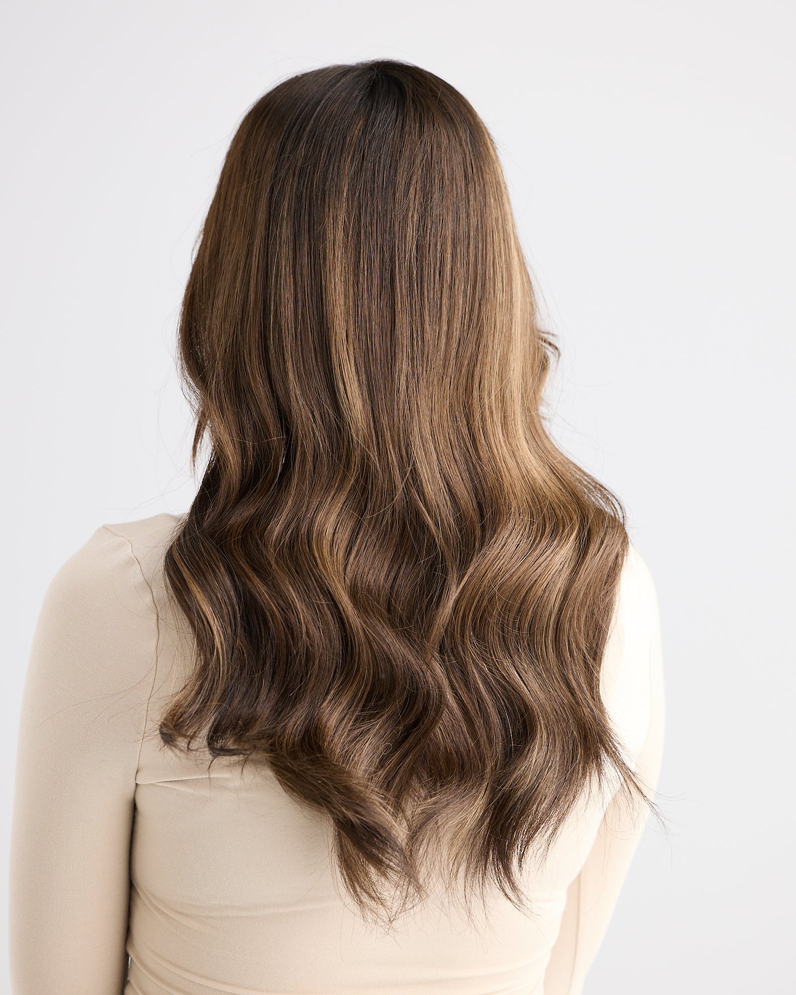 BRUNETTE GLOW // LACE TOPPER // 20 INCHES // 8x8 CAP