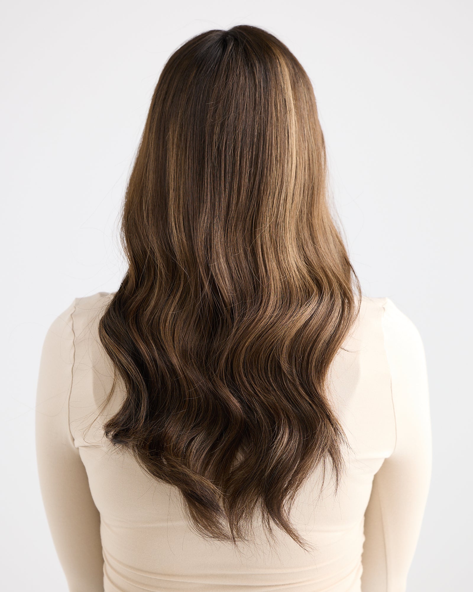 BRUNETTE GLOW // LACE TOPPER // 20 INCHES // 8x8 CAP
