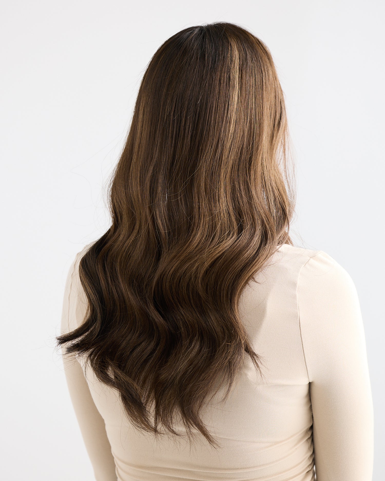BRUNETTE GLOW // LACE TOPPER // 20 INCHES // 8x8 CAP