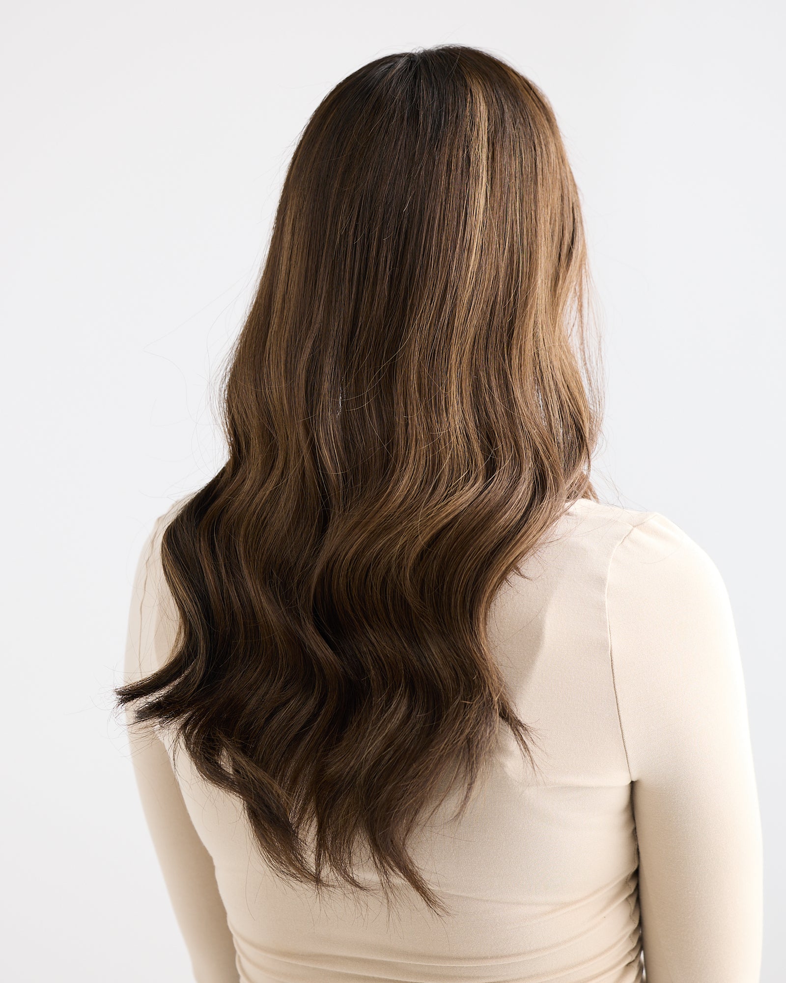 BRUNETTE GLOW // LACE TOPPER // 20 INCHES // 8x8 CAP