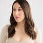 DARK HIGHLIGHTED BRUNETTE // LACE TOPPER // 18 INCHES // 8x8 CAP