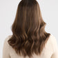 DARK HIGHLIGHTED BRUNETTE // LACE TOPPER // 18 INCHES // 8x8 CAP