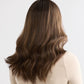 DARK HIGHLIGHTED BRUNETTE // LACE TOPPER // 18 INCHES // 8x8 CAP