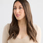 DARK HIGHLIGHTED BRUNETTE // LACE TOPPER // 20 INCHES // 8x8 CAP