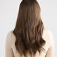 DARK HIGHLIGHTED BRUNETTE // LACE TOPPER // 20 INCHES // 8x8 CAP