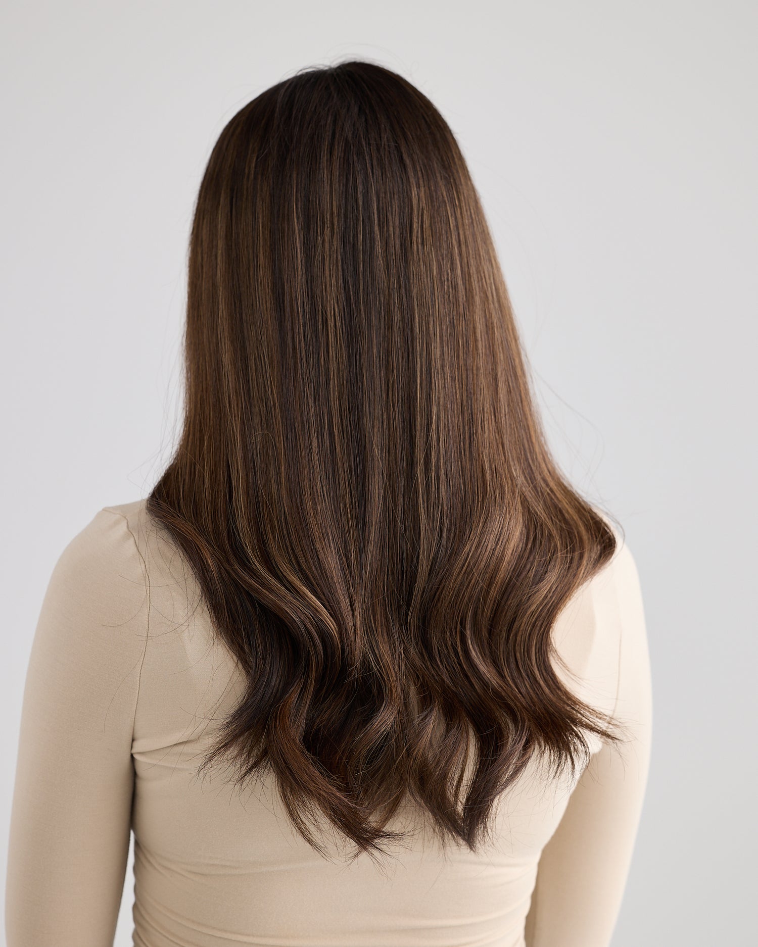 BRUNETTE GLOW // LACE TOPPER // 20 INCHES // 8x8 CAP
