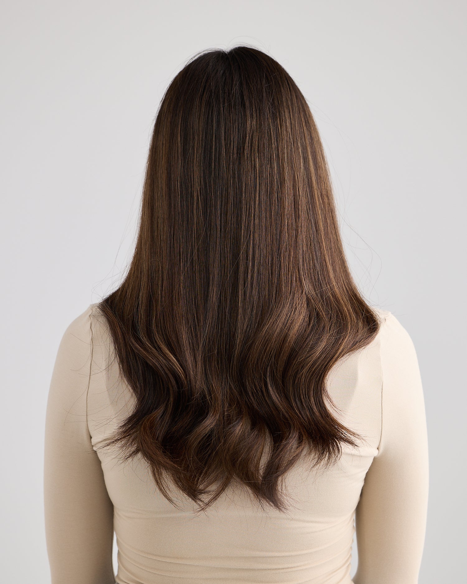 BRUNETTE GLOW // LACE TOPPER // 20 INCHES // 8x8 CAP