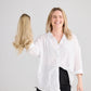 LIGHT DIMENSIONAL BLONDE // LACE TOPPER // 16 INCHES // 7x7 CAP