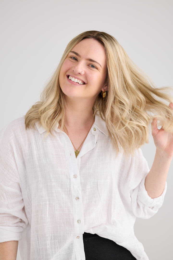 LIGHT DIMENSIONAL BLONDE // LACE TOPPER // 16 INCHES // 7x7 CAP
