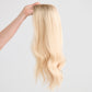 BARELY BLONDE // LACE TOPPER // 18 INCHES // 8x8 CAP