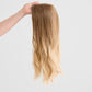 LIGHT HONEY BLONDE // LACE TOPPER // 18 INCHES // 8x8 CAP